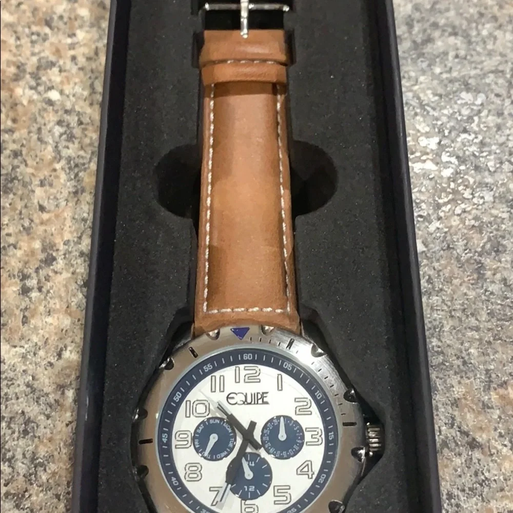 Equipe Turbo Genuine Leather - Band Watch